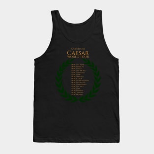 Roman History Gaius Julius Caesar World Tour Tank Top